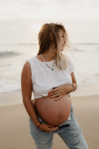 photo femme enceinte plage