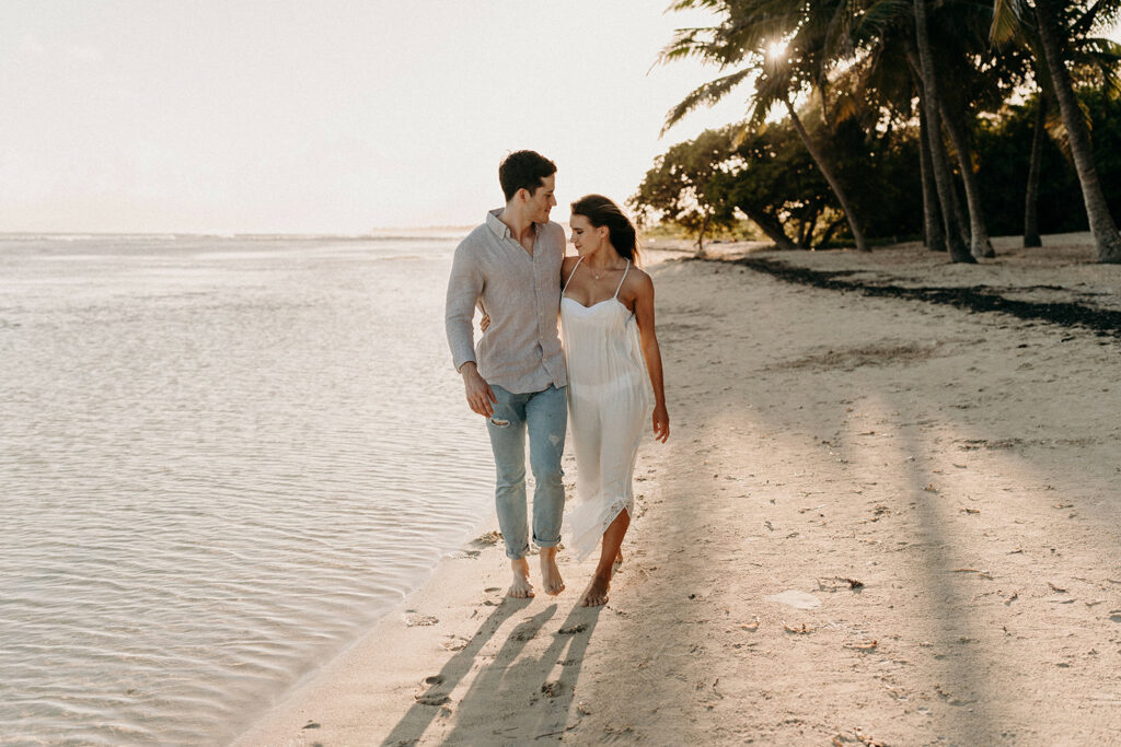 Séance photo d'engagement en Guadeloupe