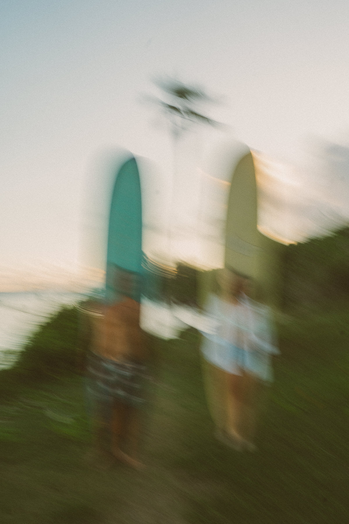 longboard photo floue