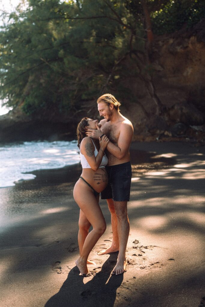 grossesse à la plage