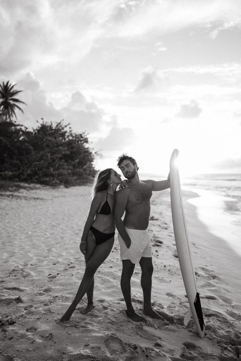 couple surf guadeloupe